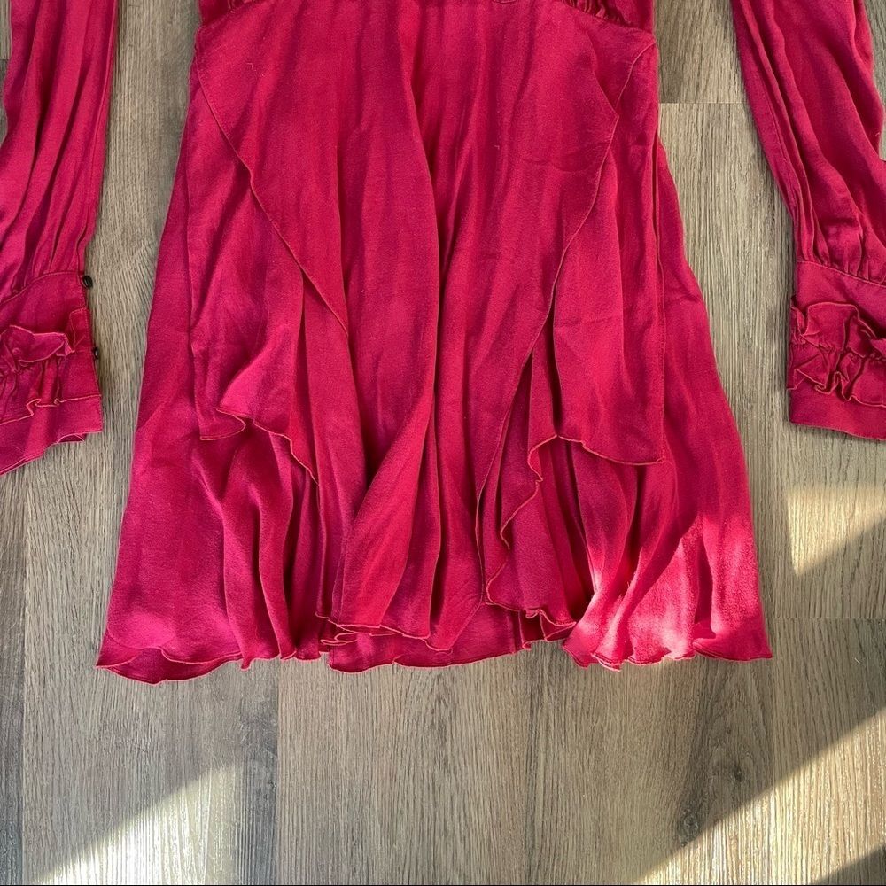 IRO- Raspberry Mini Dress Size 38 (M/6) - Picture 5 of 12